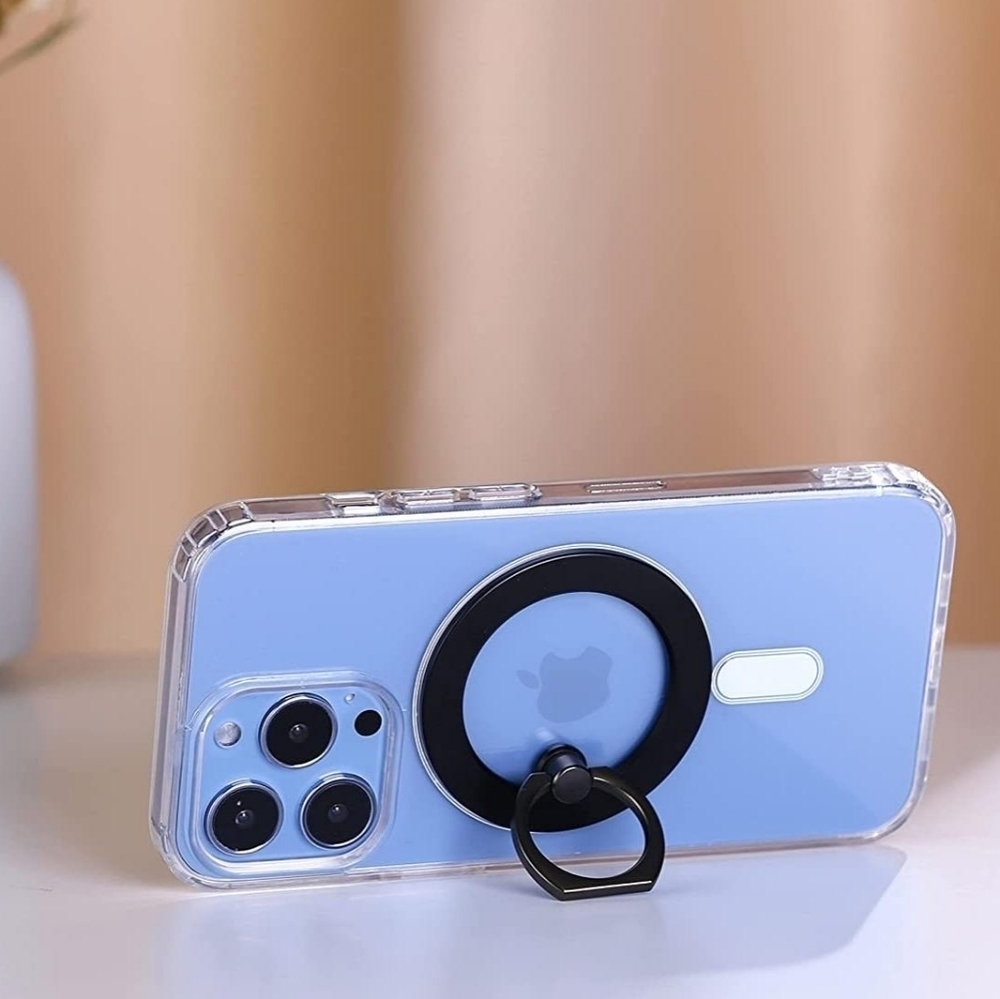 MagSafe Phone grip Holder Kickstand Phone Grip Finger Ring Grip Black - Picture 4 of 7